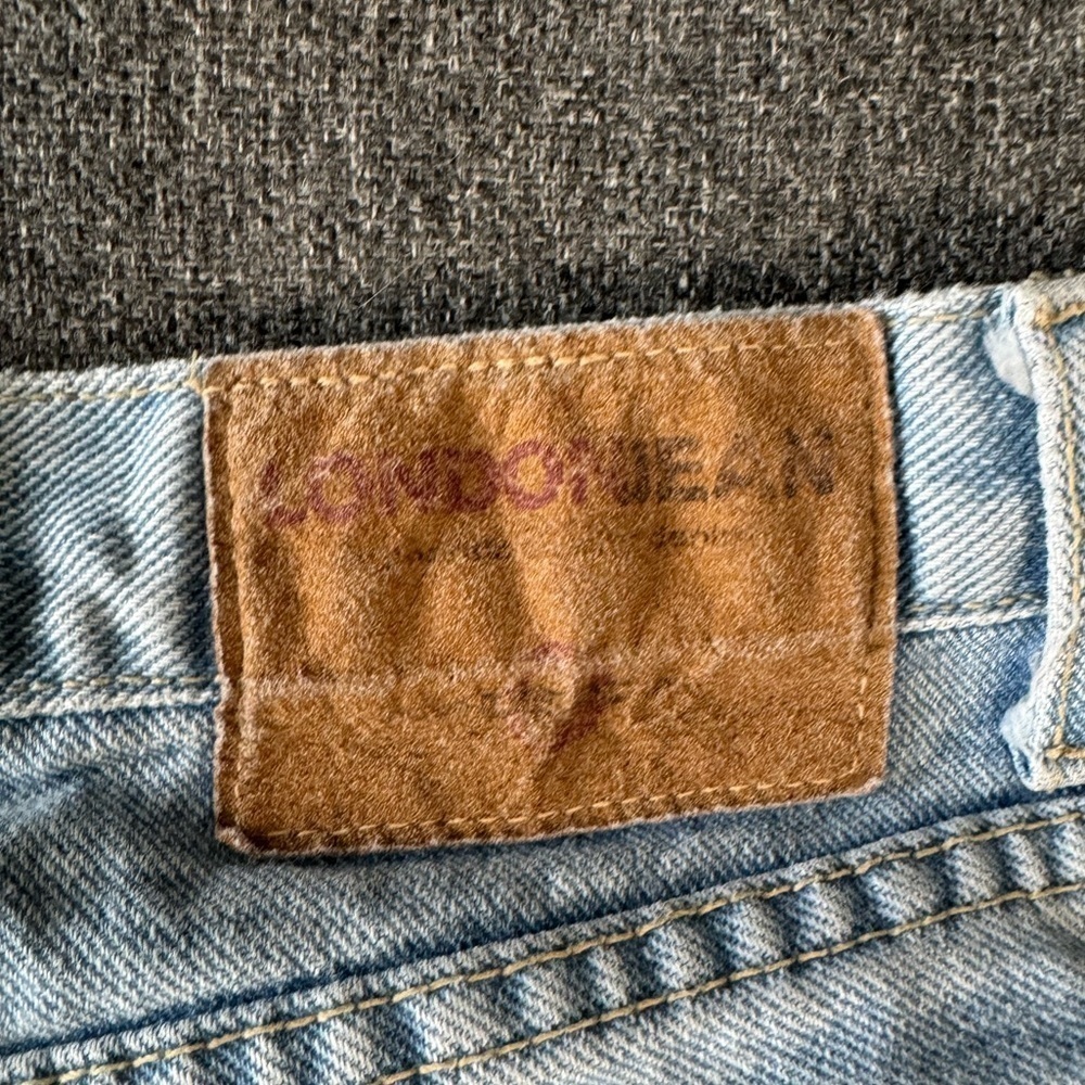 LONDONJEAN Blue Ankle Cropped Jeans with Red Trim - Picture 13 of 14